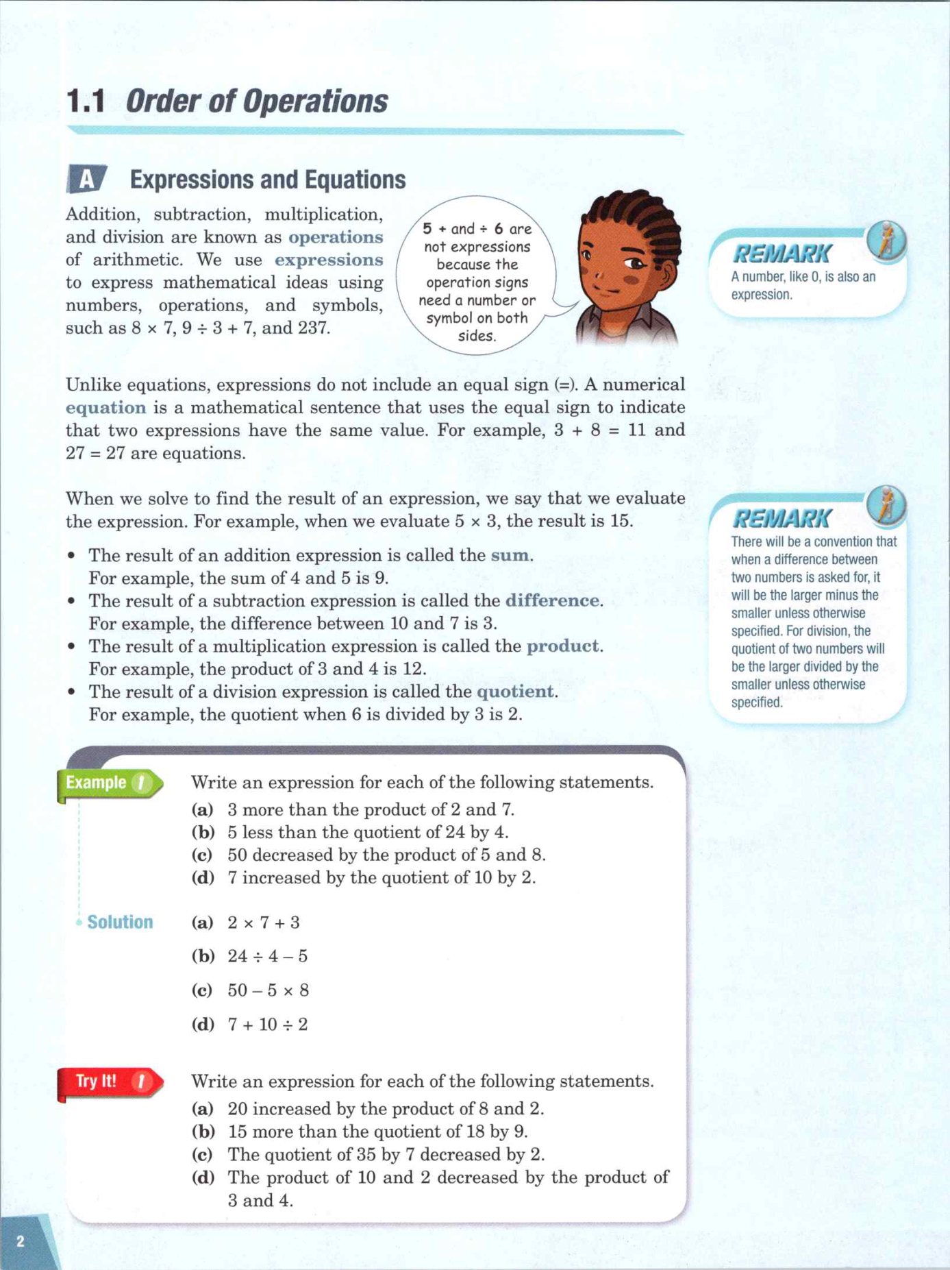 the book page